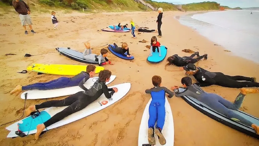 Pro Surf Coaching coaches on the beach
